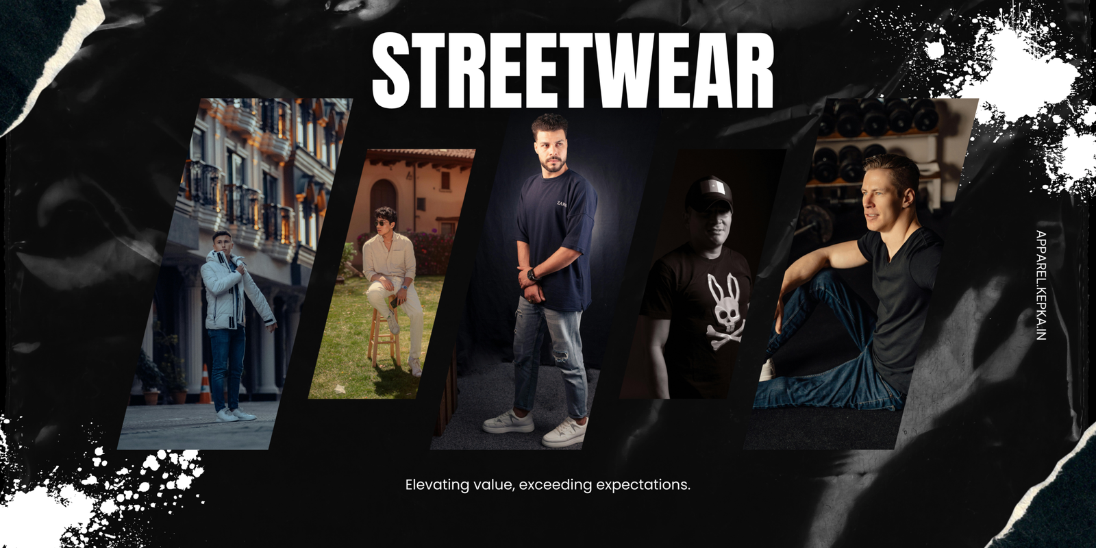 Black Red Minimalist Fashion Product Introduction Landscape Banner (1)