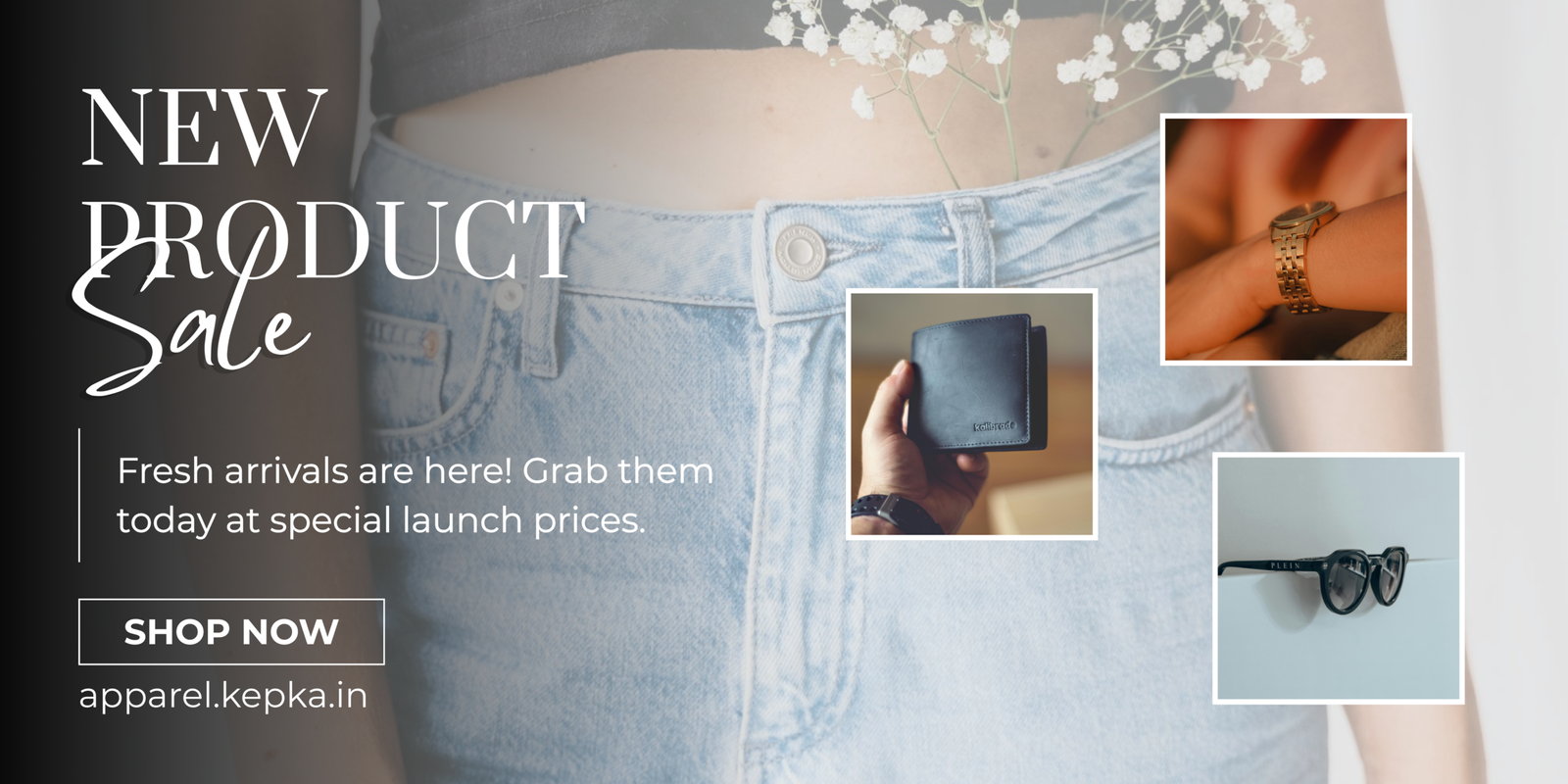 Black Red Minimalist Fashion Product Introduction Landscape Banner (2)